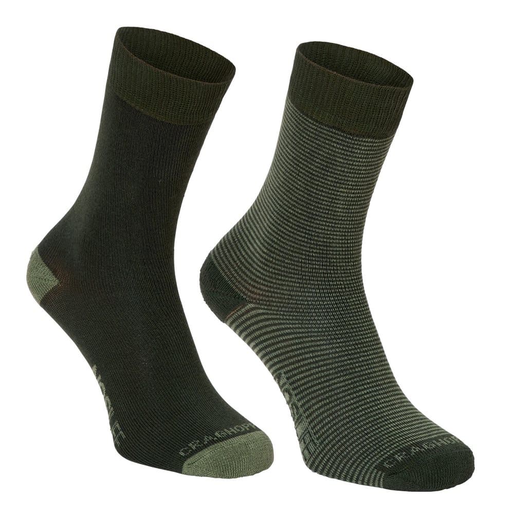 Craghoppers Mens Nosilife Walking vandringsstrumpor (paket med 2)
