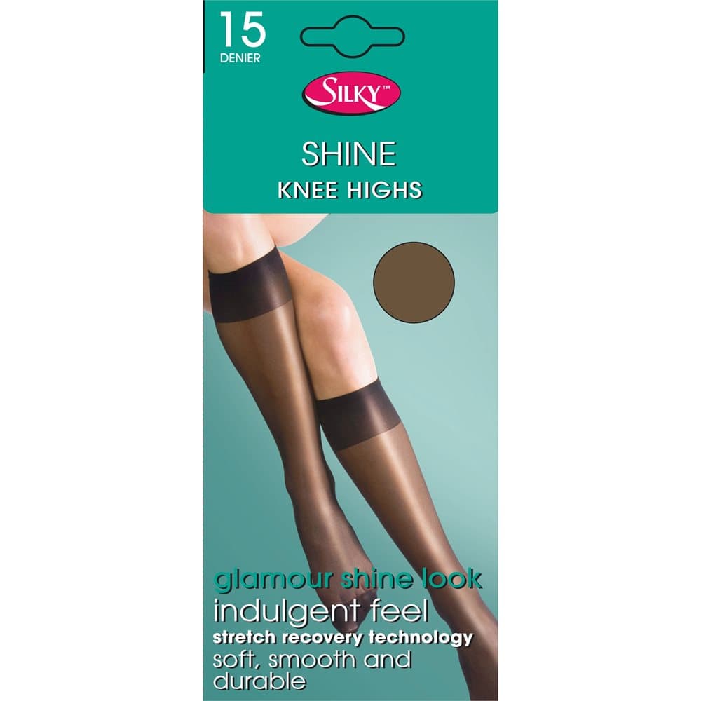 Silky Womens/Ladies Shine Knee Highs (1 Pair)