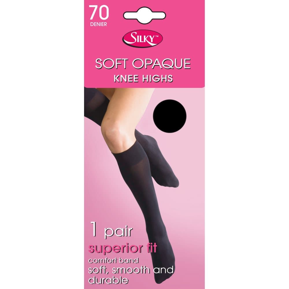 Silky Womens/Ladies Opaque 70 Denier Knee Highs (1 Pair)