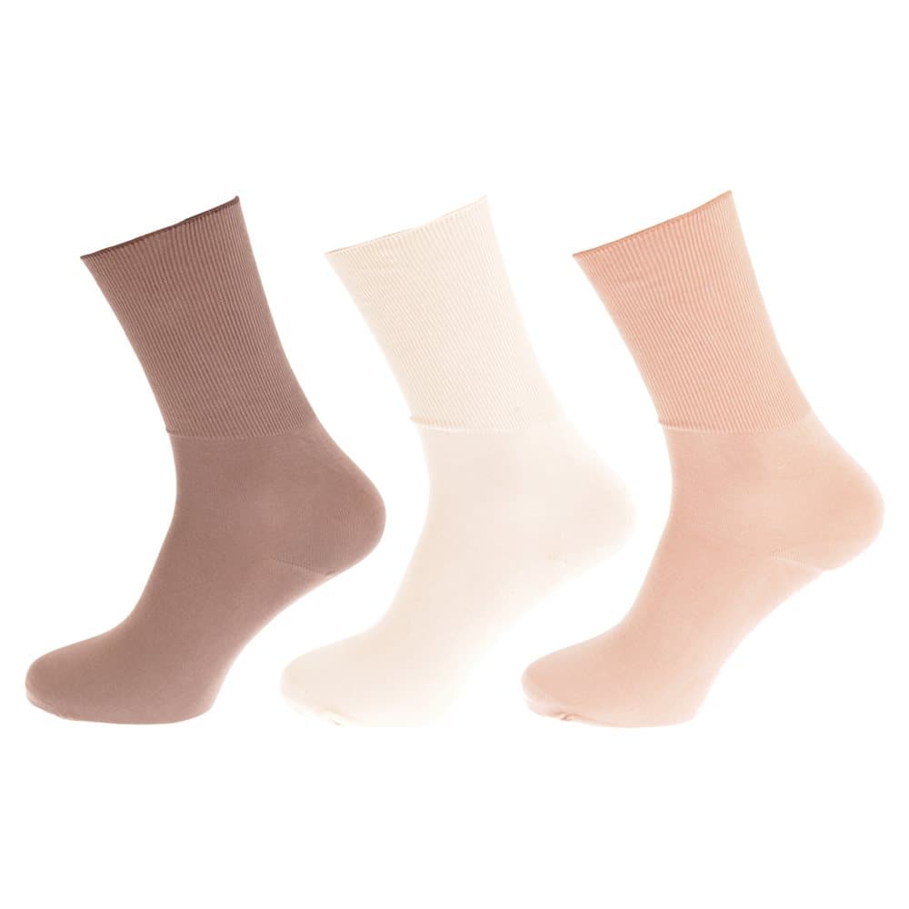 Universal Textiles Womens/Ladies Bamboo Diabetic Wellness Socks (3 Pairs)