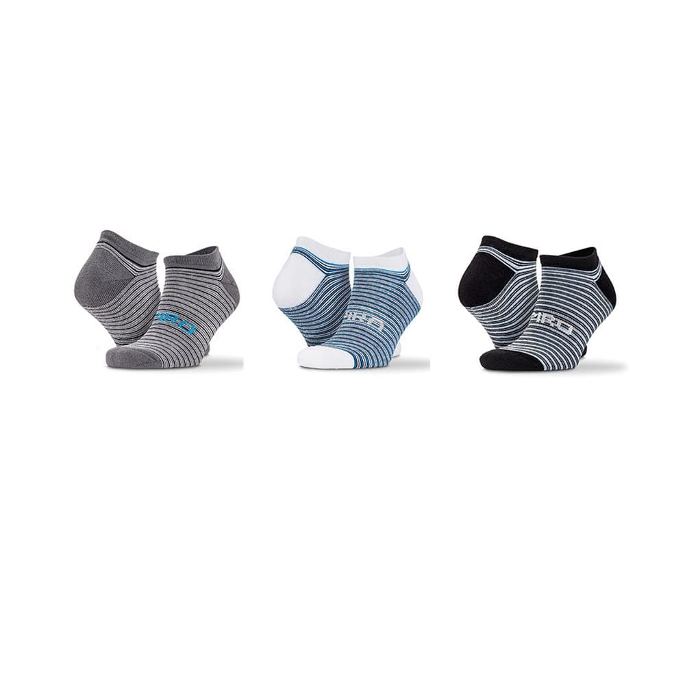 Spiro Unisex vuxna blandade stripes Trainerstrumpor (paket med 3)