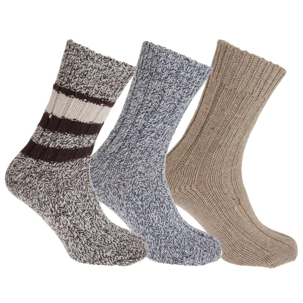 Floso Unisex vuxna ullrika strumpor (3 par)