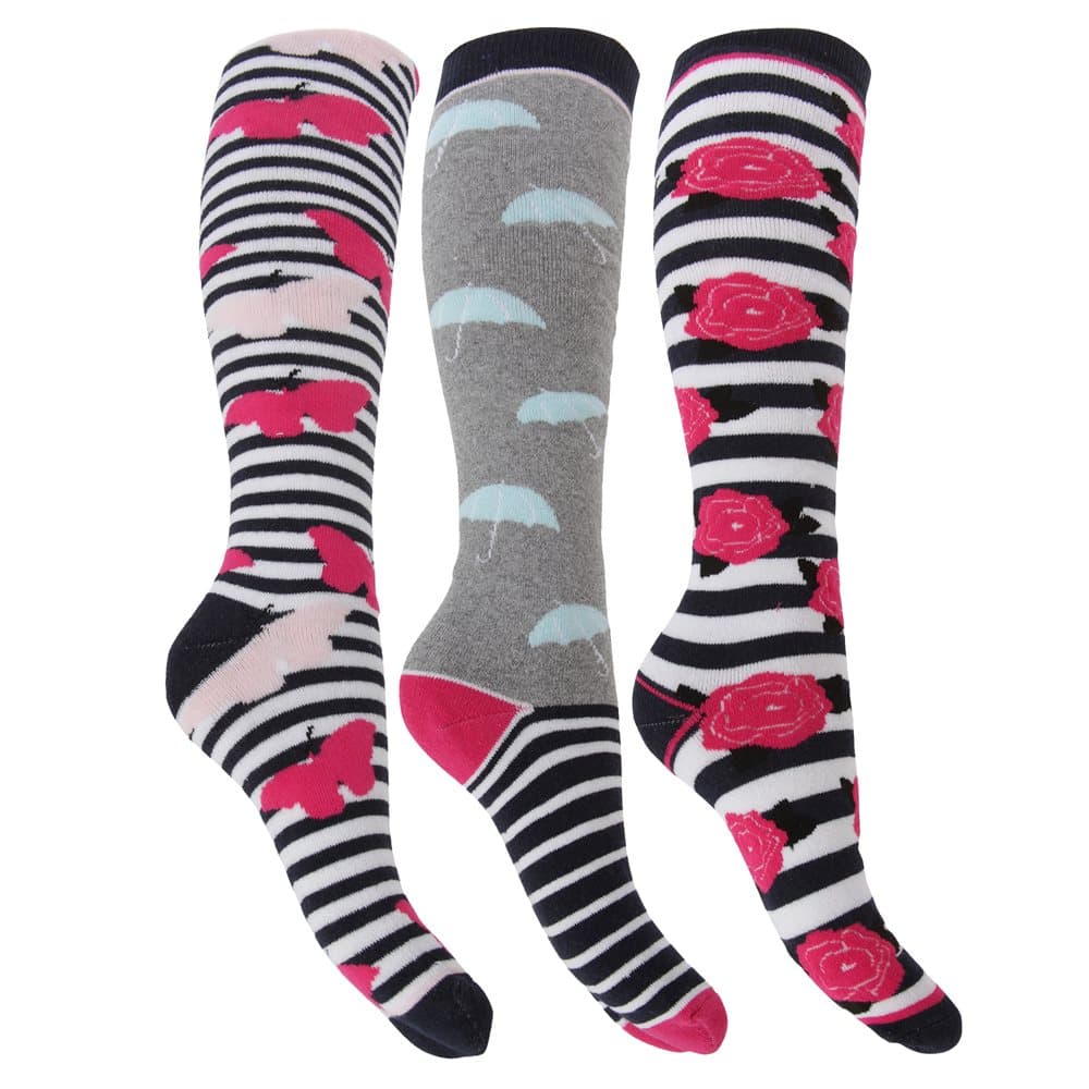 Kvinnor / damer Hyperwarm Long Welly Strumpor (3 par)