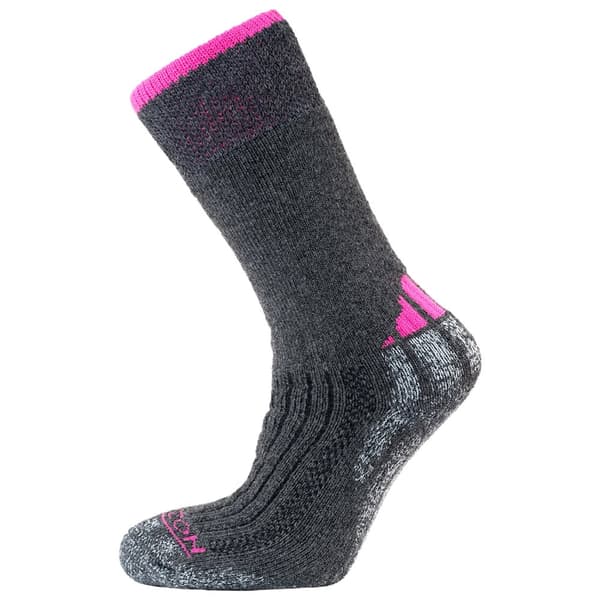 Performance Unisex Expedition Ventilated Socks Charcoal/Cerise 6-8.5 UK