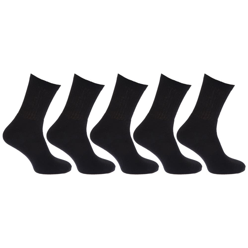 Mens Cotton Rich Sports Socks (Pack Of 5)