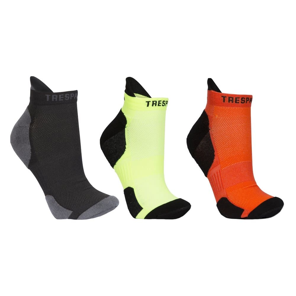 Trespass Unisex Vandring Impact Protection Trainer Socks (3 Pairs)
