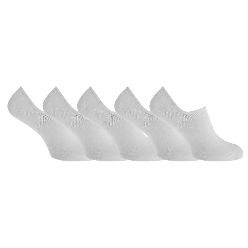 Tom Franks Mens T-Sport Silicone Support Invisible Trainer Socks (5 Pairs)