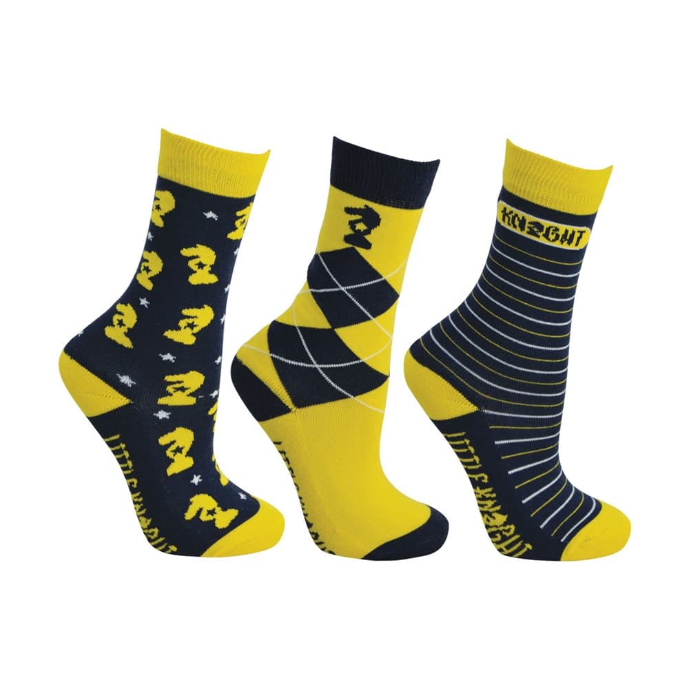 Little Knight Childrens/Kids Lancelot Socks (Pack Of 3)