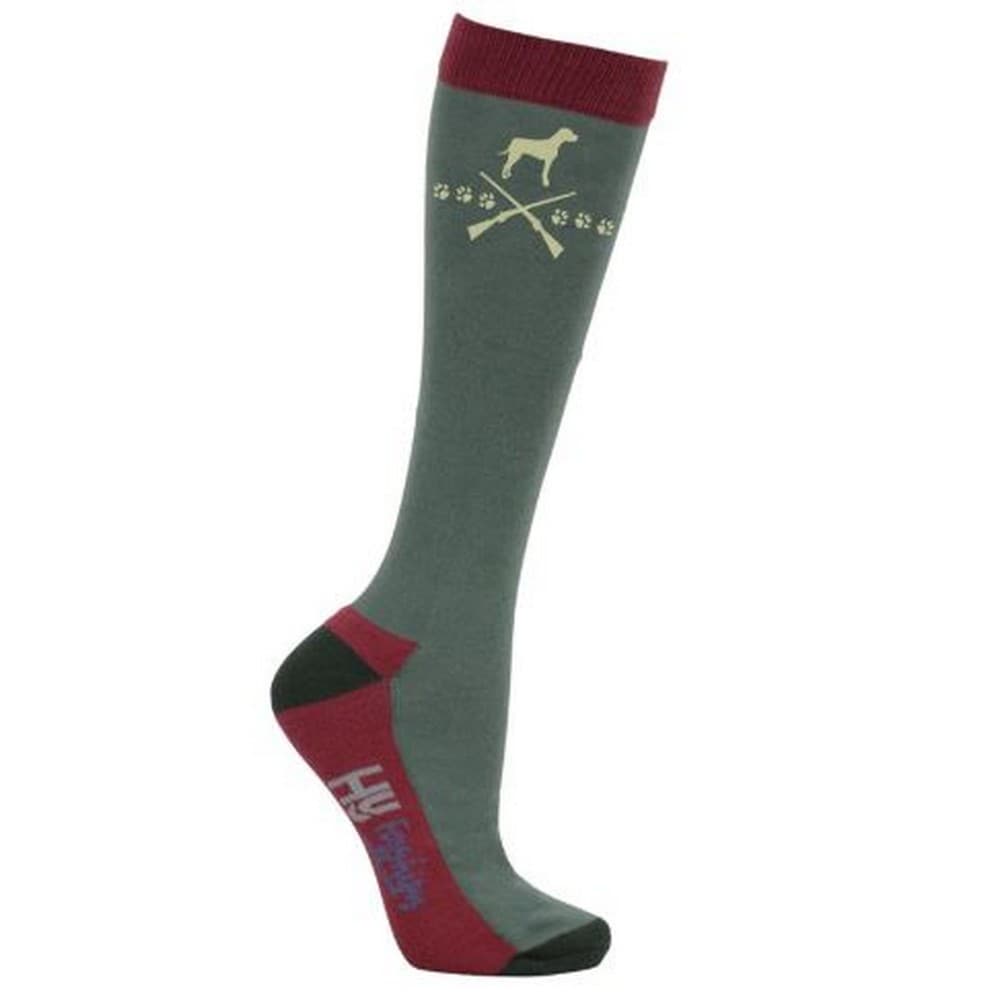HyFASHION Vuxna unisex räv- och hundstrumpor (paket med 3)