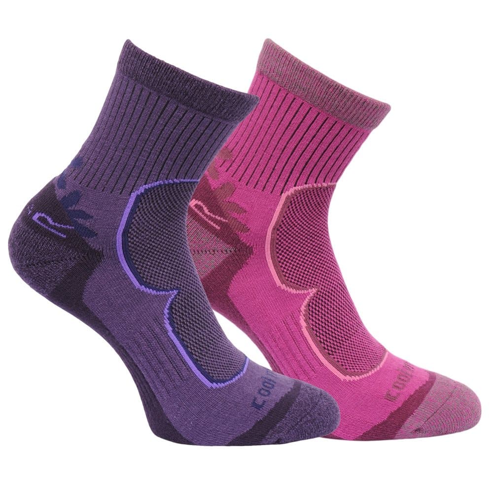 Regatta Fantastiska utomhus kvinnor / damer aktiv livsstilsstrumpor (2-pack)