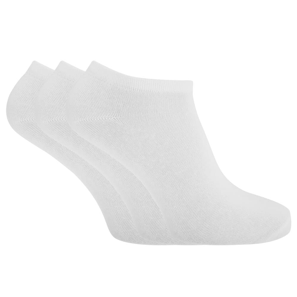Mens Cotton Rich Lycra Trainer Socks (Pack Of 3)