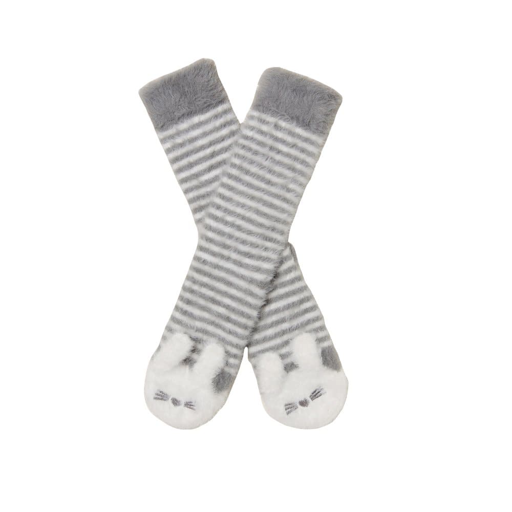 FatFace Unisex Fuzzy Rabbit Socks