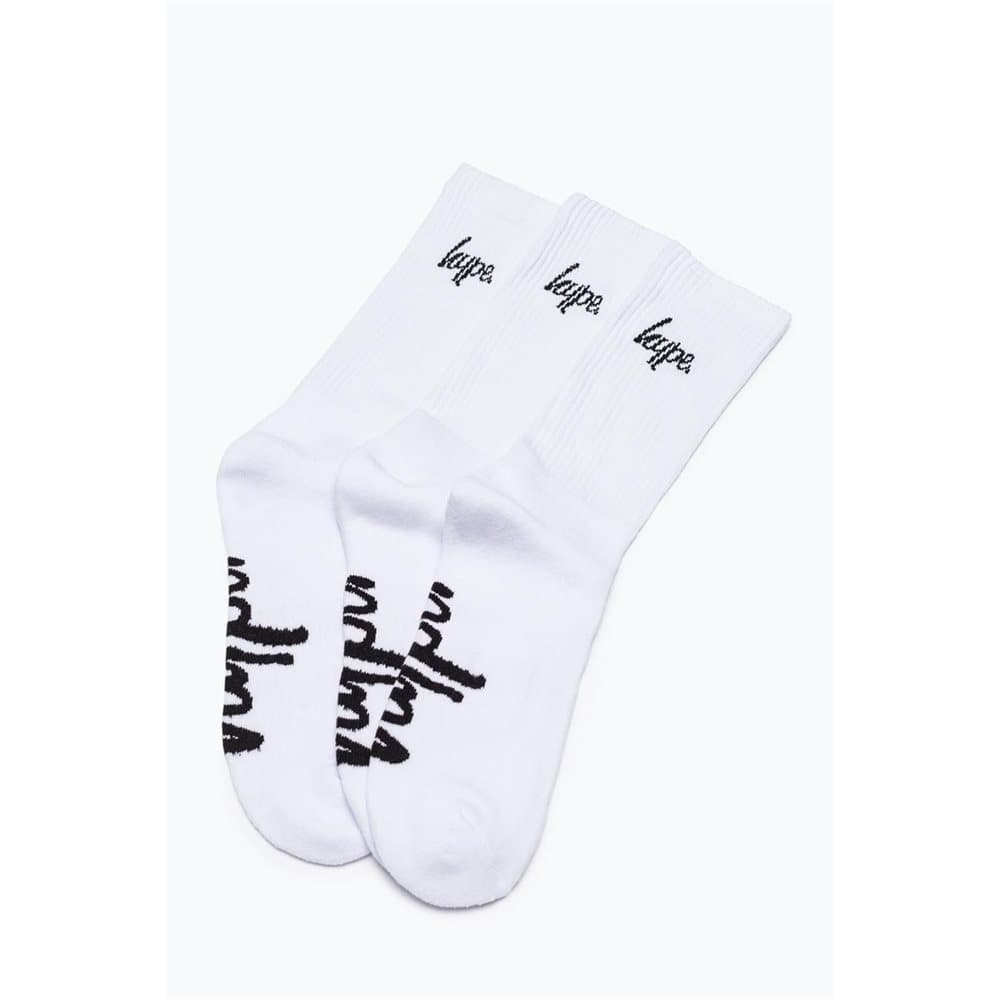 Hype Unisex Core Crew Socks (3 Pairs)