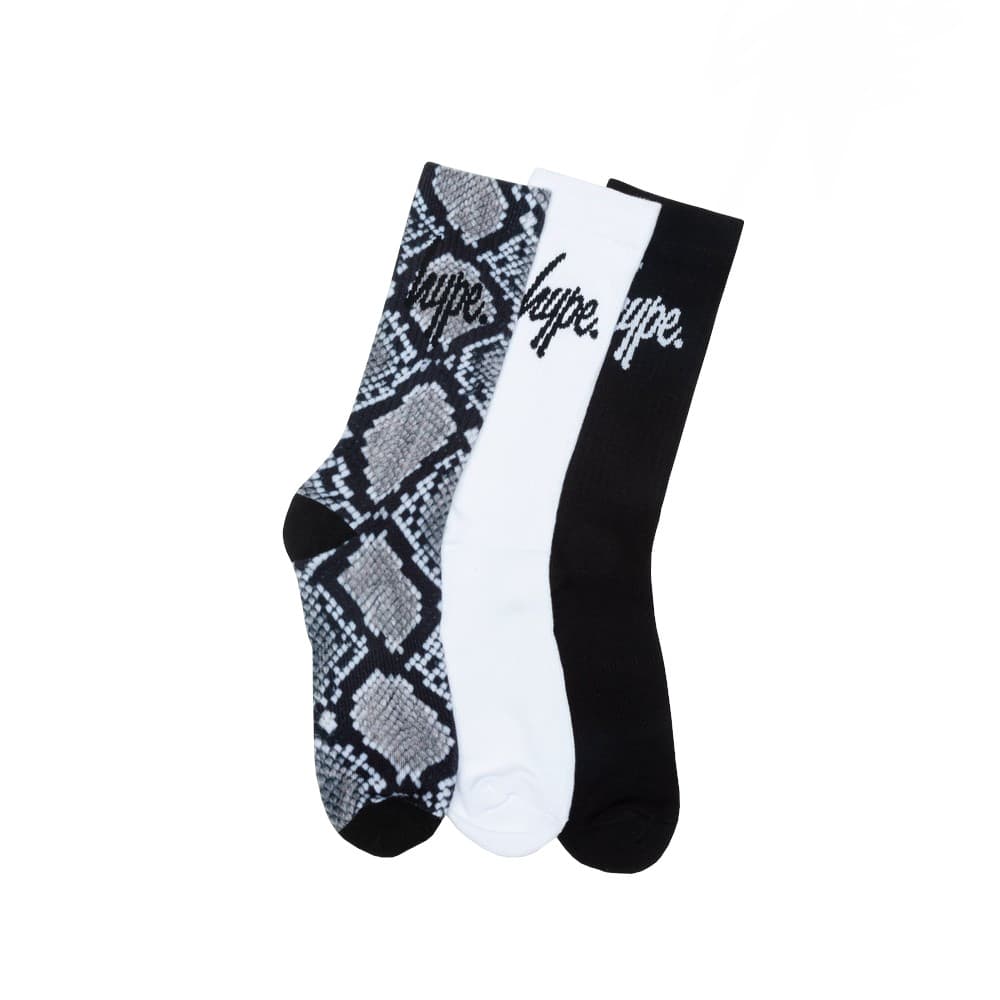 Hype Unisex vuxna ormbesättningstrumpor (3 par)