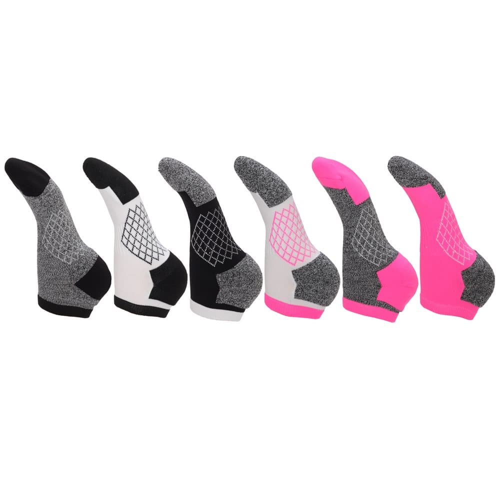 Red Tag Aktiva sportkläder Dam / Sport Diamond Trainer Trainer Liners (paket med 6)
