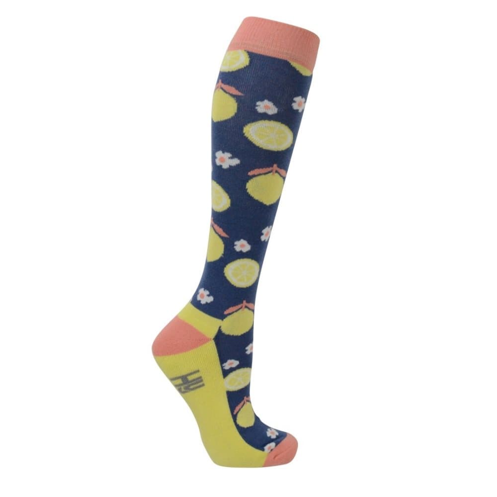 HyFASHION Unisex vuxna fruktiga citronstrumpor (paket med 3)