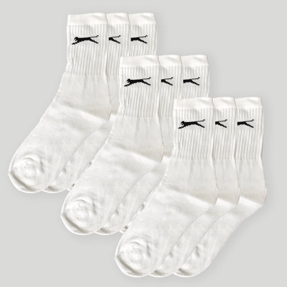 9-pack Slazenger sportstrumpor. 35-38. Junior