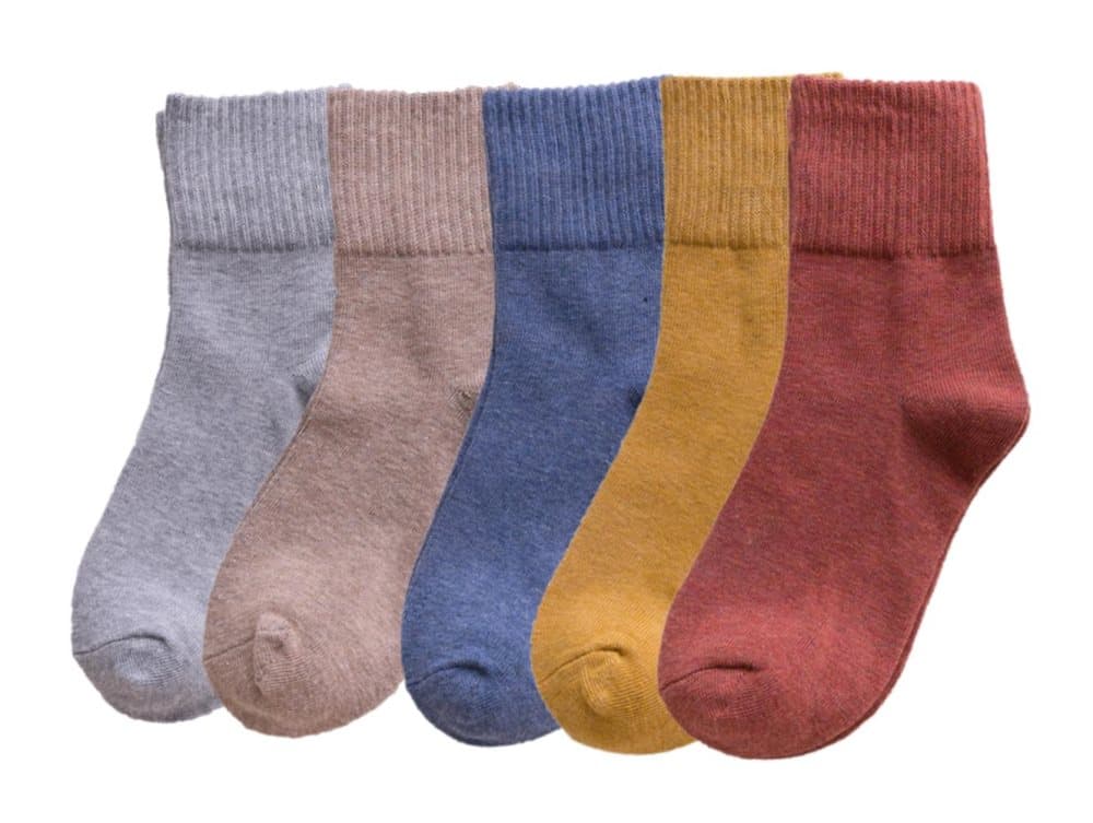 Varme sokker i vintage stil - 65% bomull 35-42