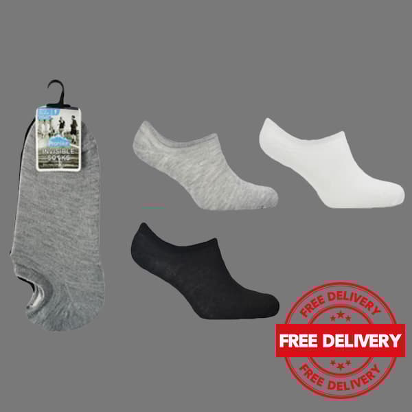 12 par ankelstrumpor/osynliga strumpor/no show socks