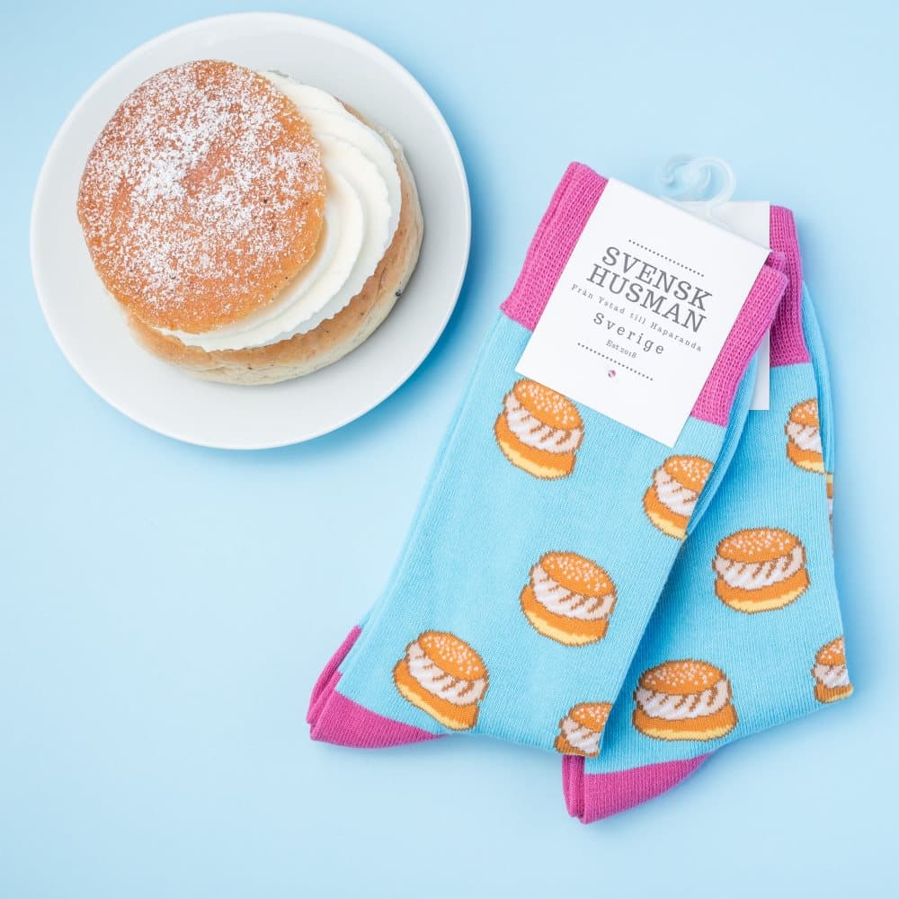 Svensk Husman - Semlan Fika socks