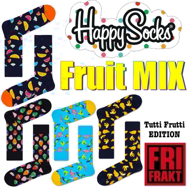 HAPPY SOCKS 4 PAIR FRUIT MIX SPECIAL EDITION FOR MEN
