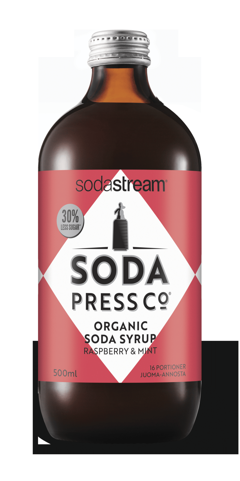 Soda Press Raspberry & Mint 500 ml.
