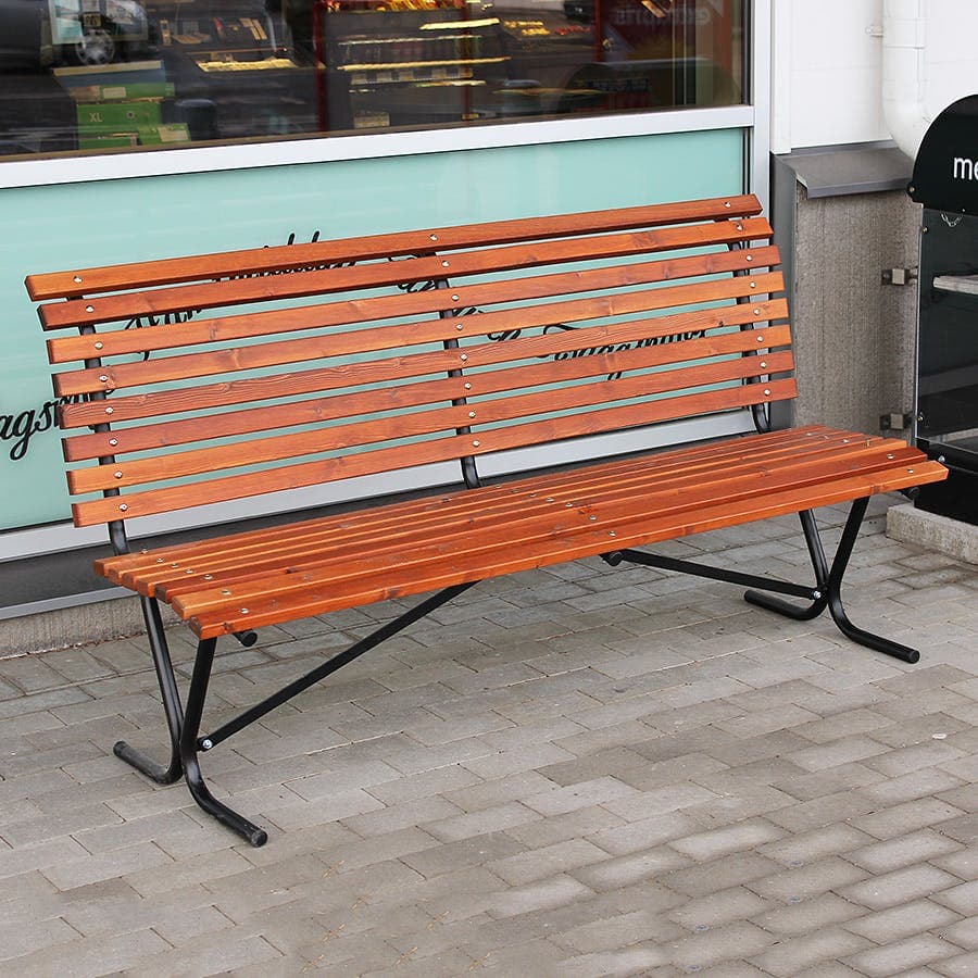 Parksoffa Eden Wood Göteborg Brun