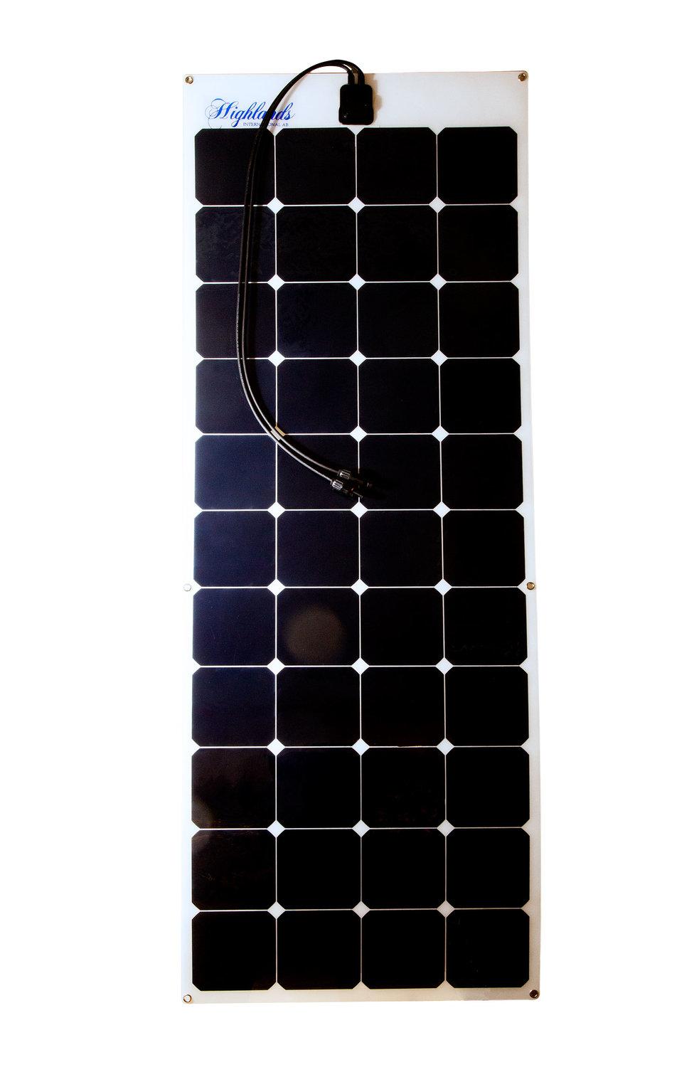 SOLPANEL BÖJBAR 150W SUNPOWER