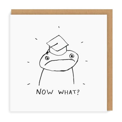 Ohh Deer Now What Square Greeting Card