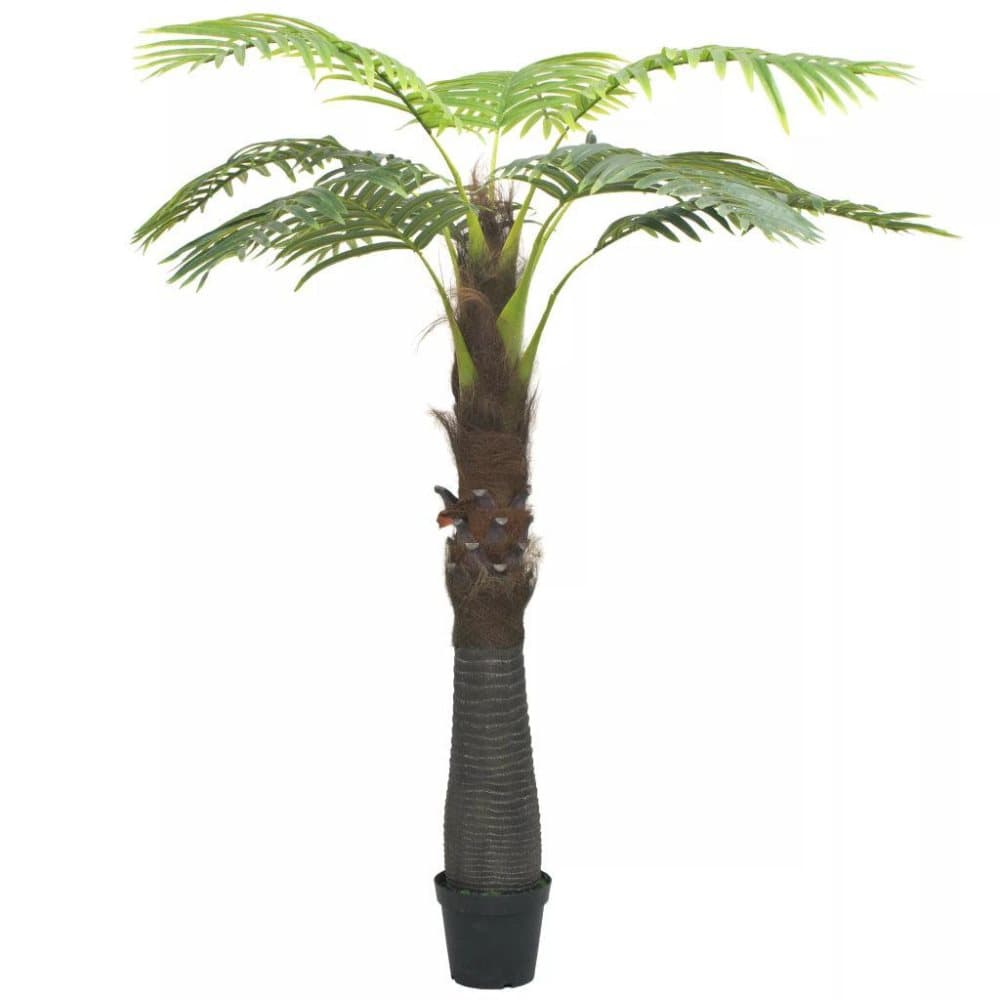vidaXL Tekokasvi ruukulla palmupuu 240 cm vihreä