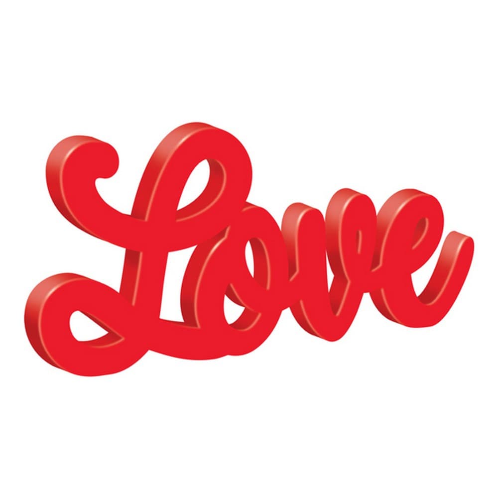 Amscan Love Script Sign