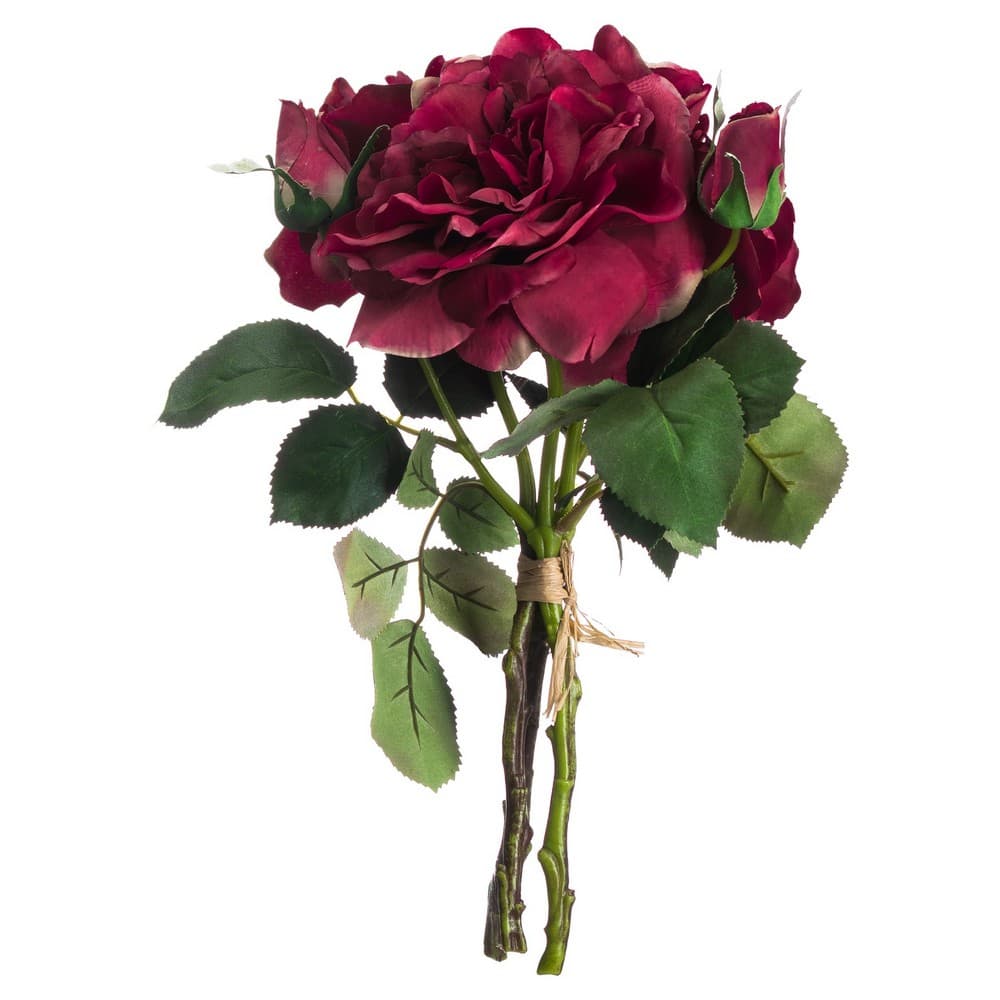 Hill Interiors Konstgjorda blommor med rosa rosettbukett