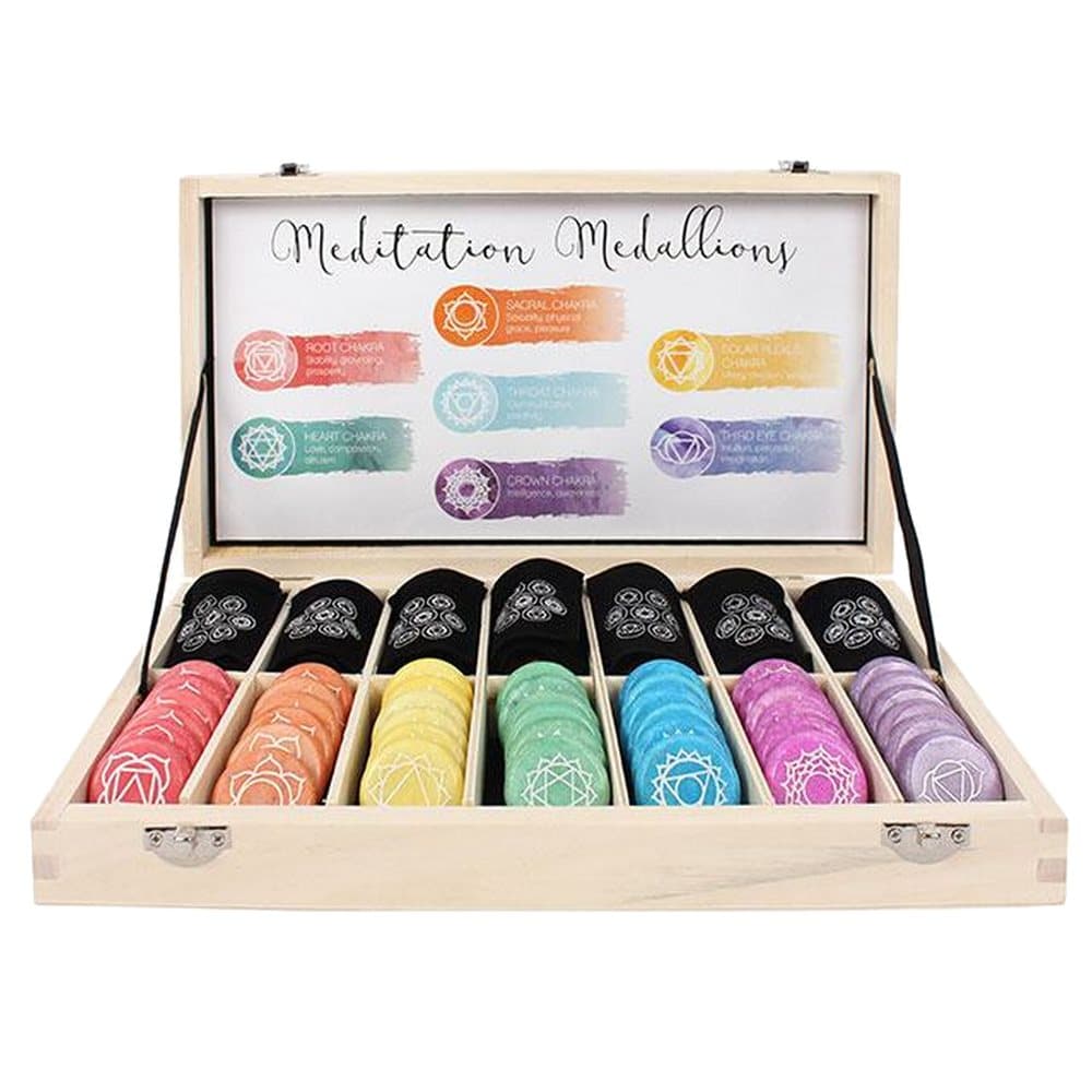Something Different Chakra Meditation Stones (Box Of 24)