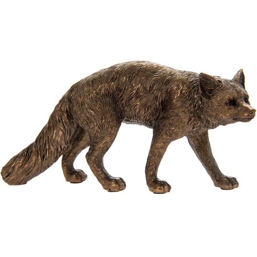 Reflections Bronzed Prowling Fox Ornament