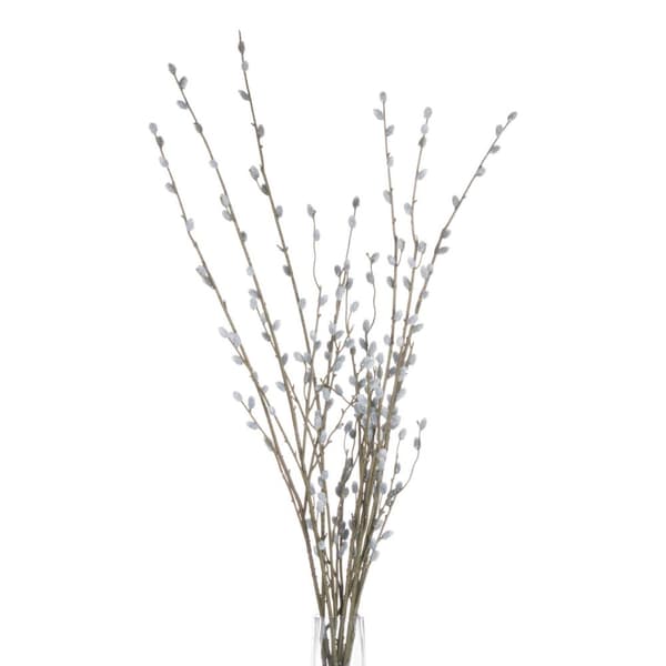 Hill Interiors Faux Pussy Willow Branch