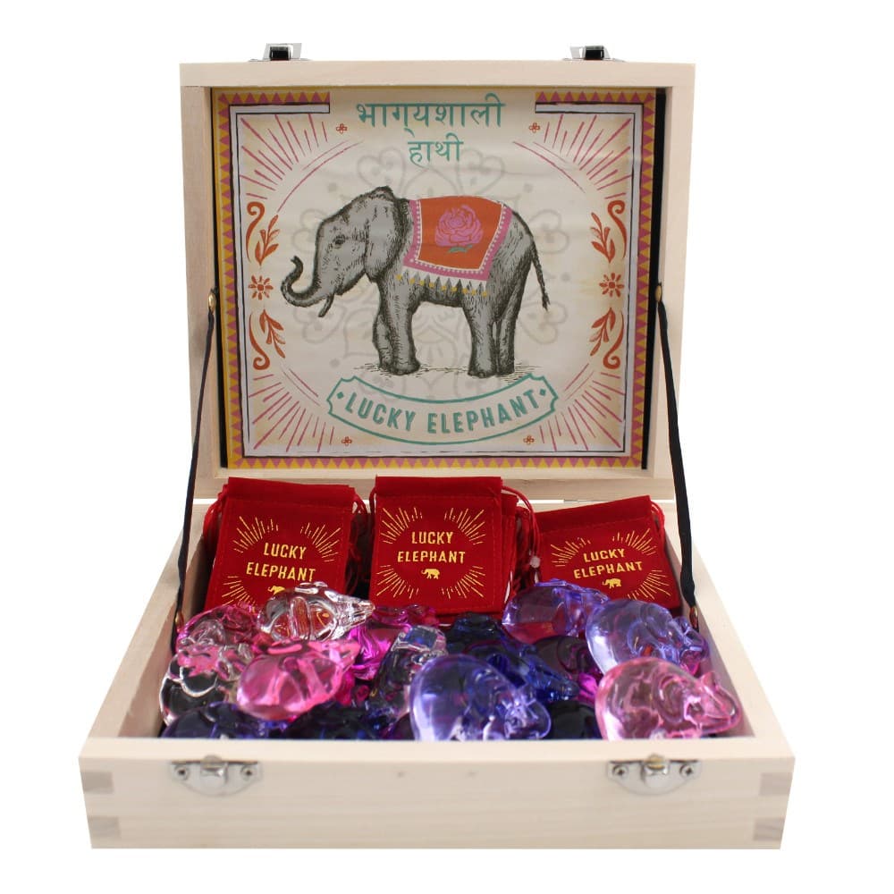Something Different Lucky Glass Elephant (Box of 20)