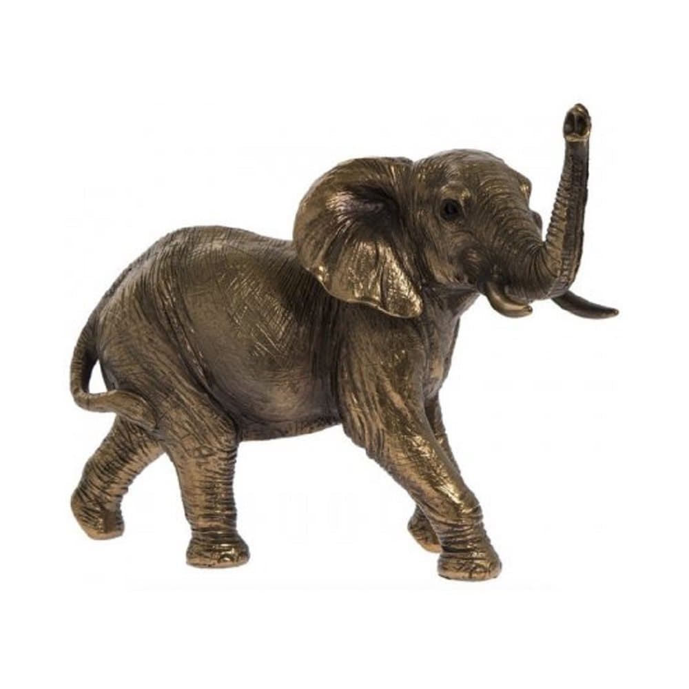 Reflections Bronzed Elephant Ornamental Figure