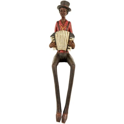 Hill Interiors Sitting Jazz Band Accordionist
