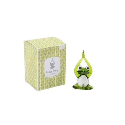 CGB Giftware Artisan Glass Frog