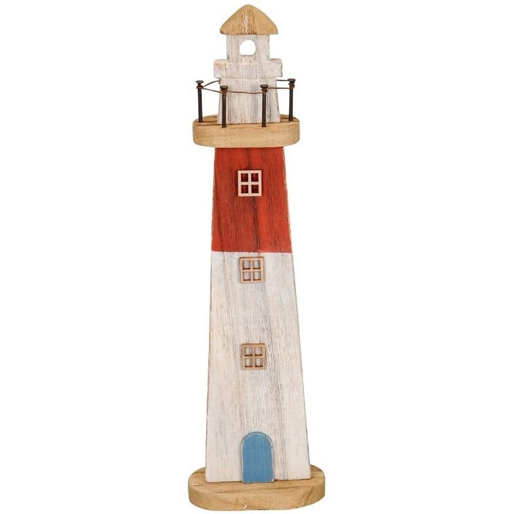 Wooden Lighthouse Ornament