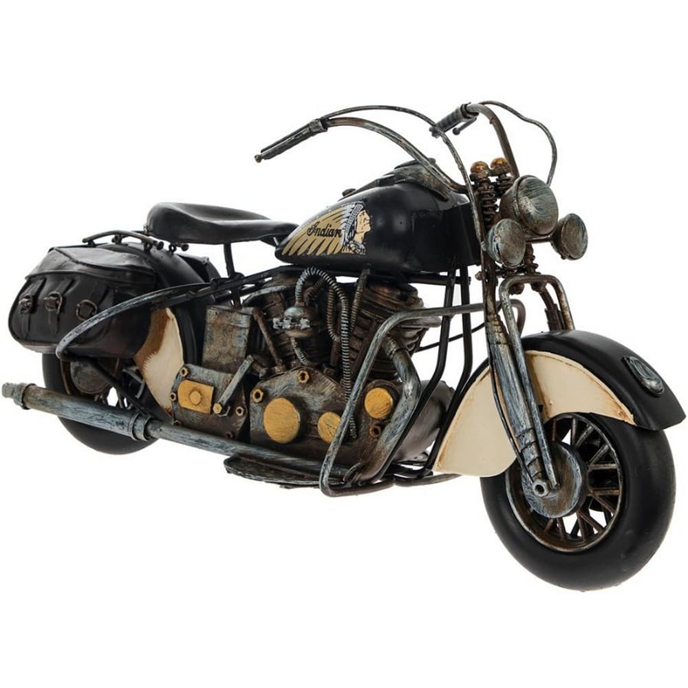Vintage Motorbike Metal Ornament