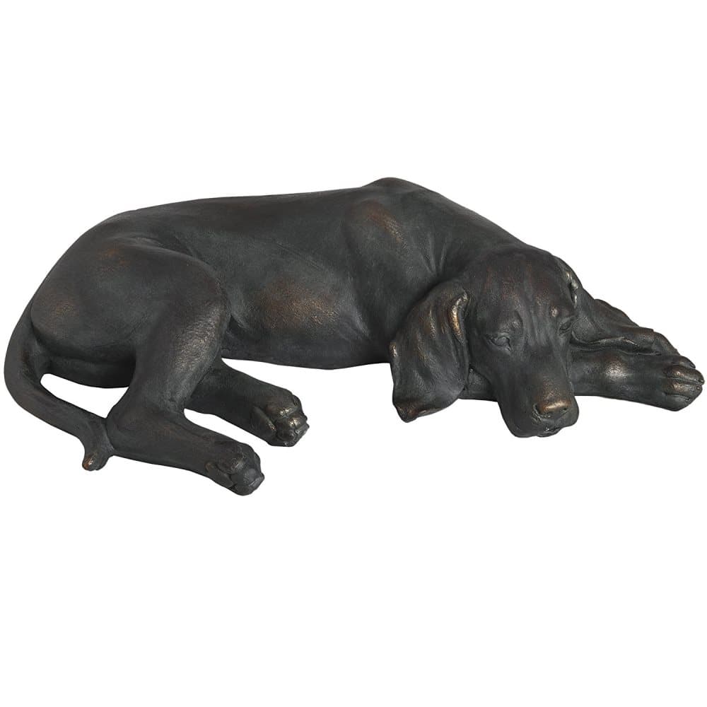 Hill Interiors Lazy Spaniel Lying Dog Statue