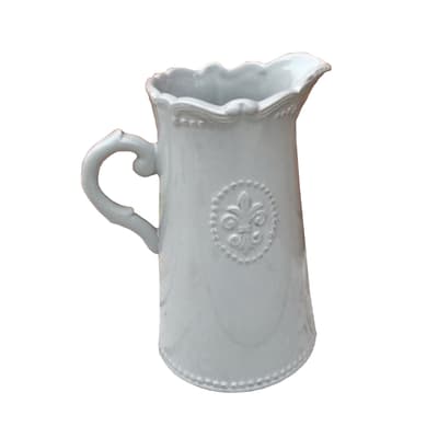 Fleur De Lis Flower Jug