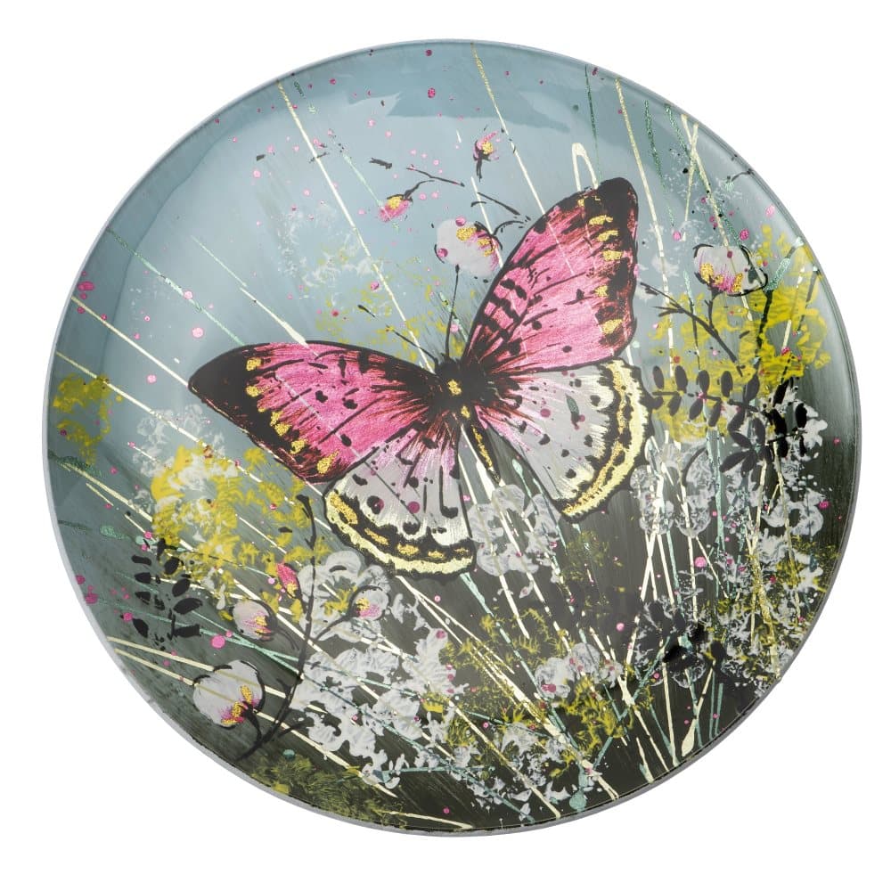 CGB Giftware Papillon Butterfly Round Plate