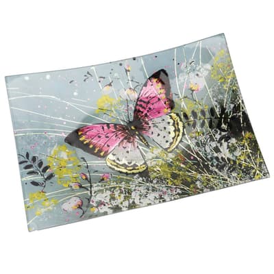CGB Giftware Papillon Butterfly Rectangular Dish