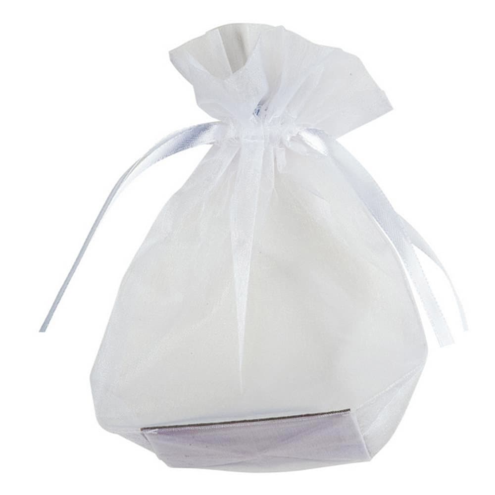 Club Green Medium Organza Wedding Pouch (Pack Of 10)