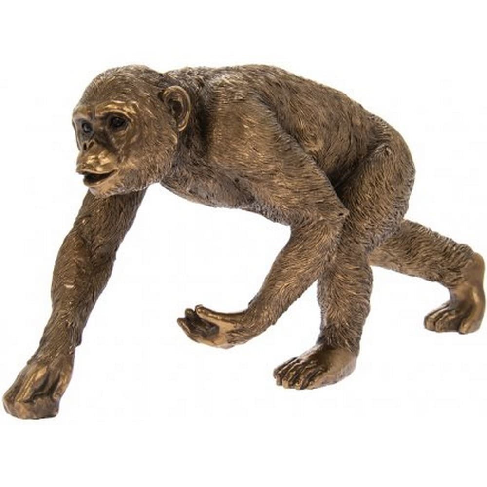 Reflections Leonardo Bronzed Chimpanzee Figurine