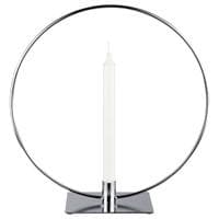 Liva Ljusstake krompläterad rund för 1 antikljus diameter 38 cm