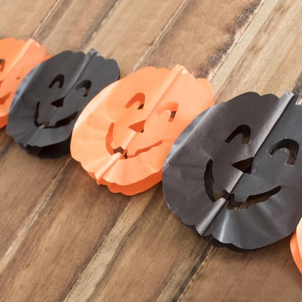 Giurlande med Græskar, Dekoration - Halloween