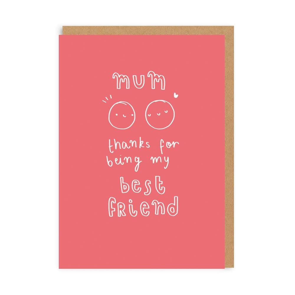Ohh Deer Mum Best Friend Greetings Card